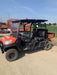 2022 Kubota RTV-X1140W-H Plastic Canopy, Windshield Acrylic Clear, LED Strobe Light, Wire Harness Kit, Back up Alarm