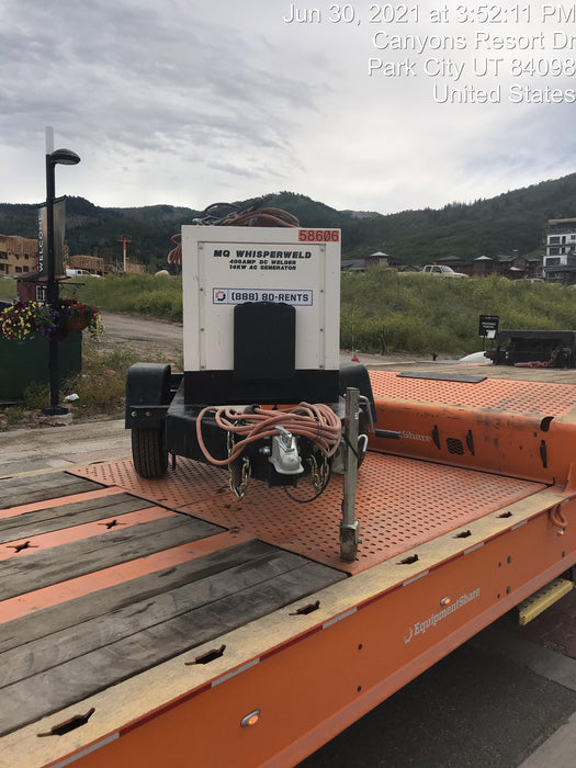 2020 Multiquip DLW400ESA4 400 amp Welder, 14kW, 120/240V, T4F Kubota, Trailer