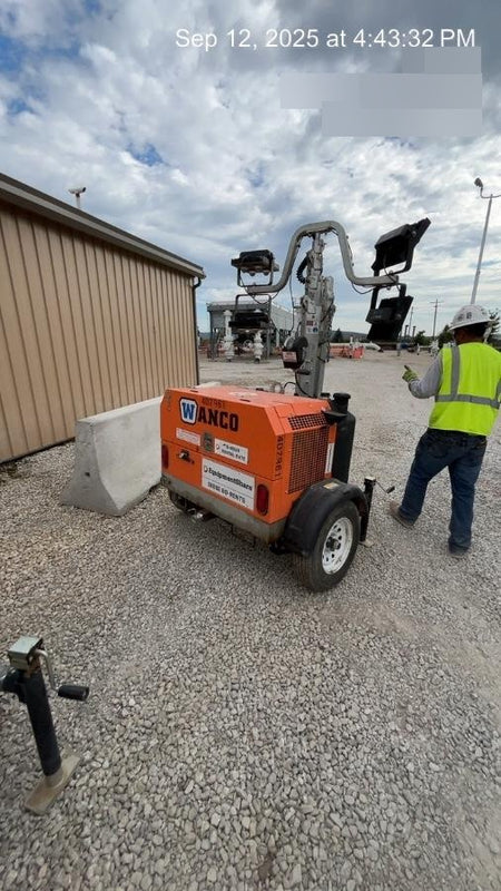 2024 Wanco WLTT-4MM4K Diesel, Deep Sea Controller, Shore Power Plug, Auto Start, (4) 350W LED Floodlights, 4kW Generator, 60 Gal Fuel Tank, 2" Ball, T3