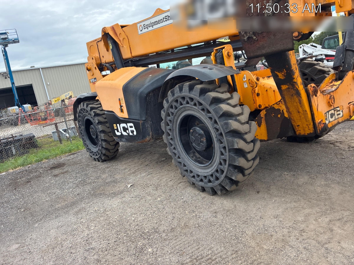 2020 JCB 510-56 Canopy, Solid Tires, Work Lights, Beacon, Aux Hydraulics, Back up Alarm, Lifting Eye, ES Decals