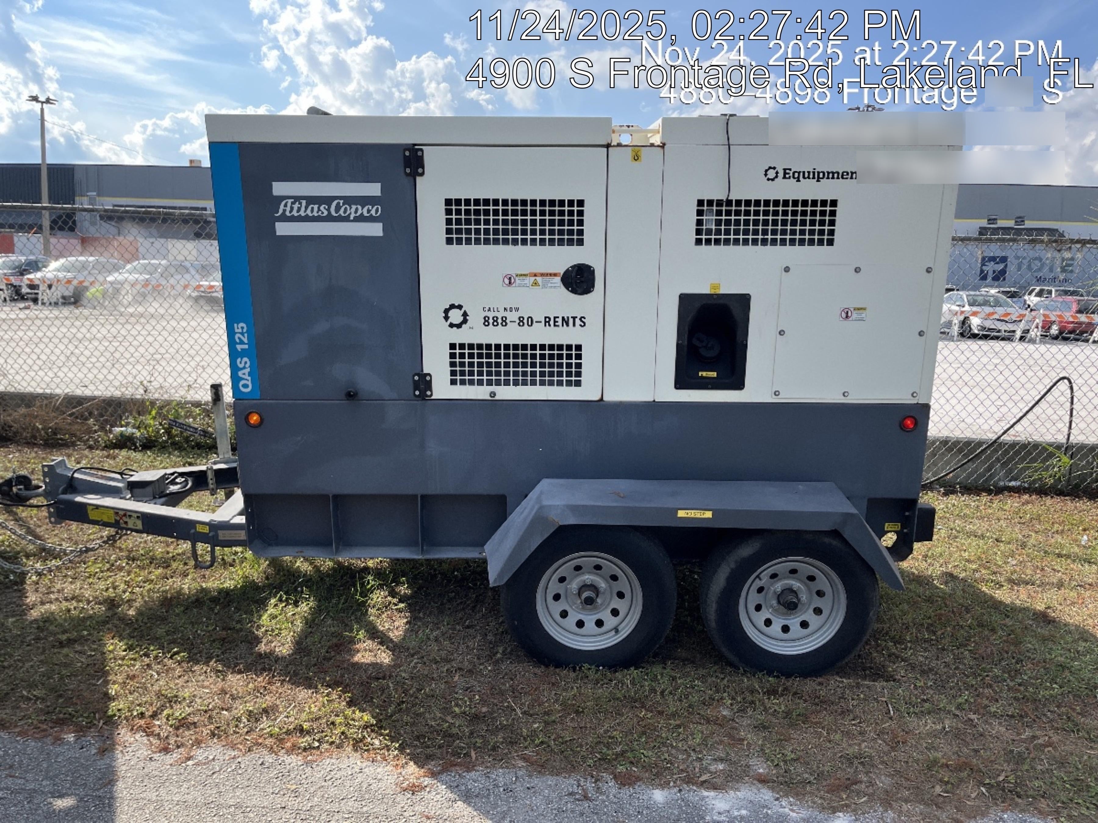 2022 ATLAS COPCO QAS 125