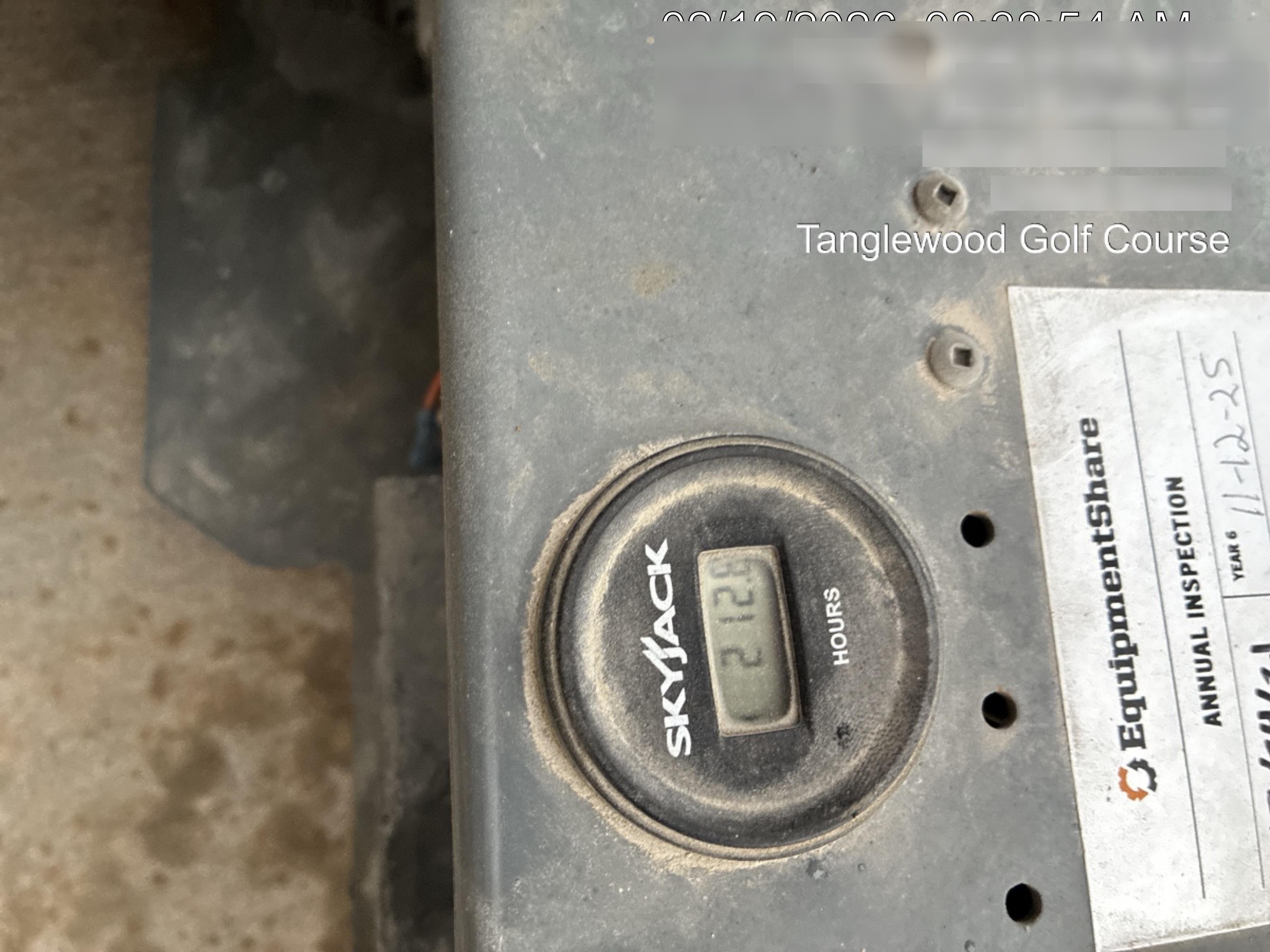 2019 Skyjack SJIII-3219 Standard Options, Trojan Batteries
