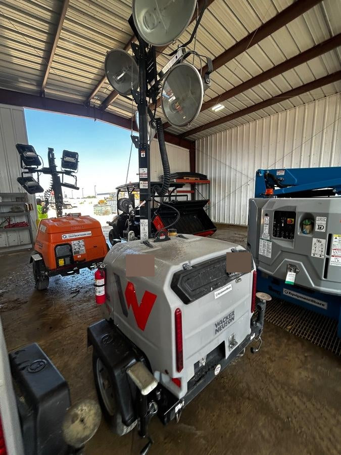 2019 Wacker Neuson LTV6L-MH Mobile Light Tower w/Fuel Level Sensor Installed
