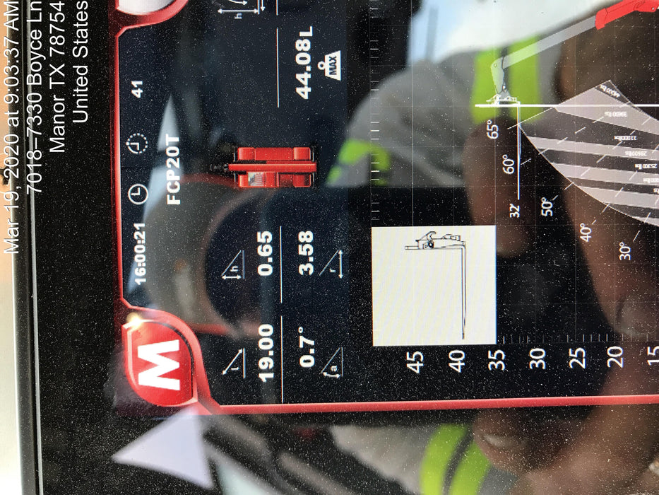 2019 Magni HTH 20.10 Two LED lights on cab - front, Four LED lights on cab - rear, Two LED lights on the boom, Camera on boom & back, Foam Filled Tires | Attachments: Forkcarriage 20 T with 96" forks & positioner w/Forkcarriage 20 T with 96" forks & positioner