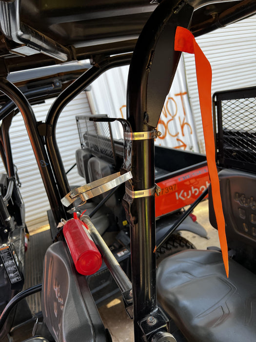 2022 Kubota RTV-X1140W-H Plastic Canopy, Windshield Acrylic Clear, LED Strobe Light, Wire Harness Kit, Back up Alarm