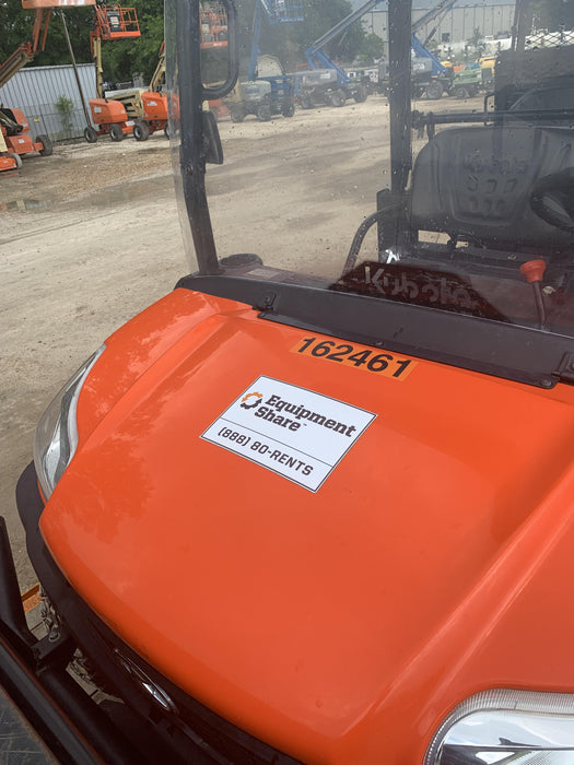 2021 Kubota RTV-X1140W-H Plastic Canopy, Windshield Acrylic Clear, LED Strobe Light, Wire Harness Kit, Back up Alarm