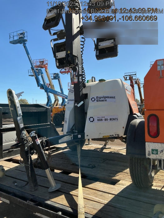 2023 Generac MLT2 Diesel, Flex Switch 120V Input, Powerzone Controller, (4) 320W LED Lights, 4kW Generator, 39.9 Gal Fuel Tank, 2" Ball, T3