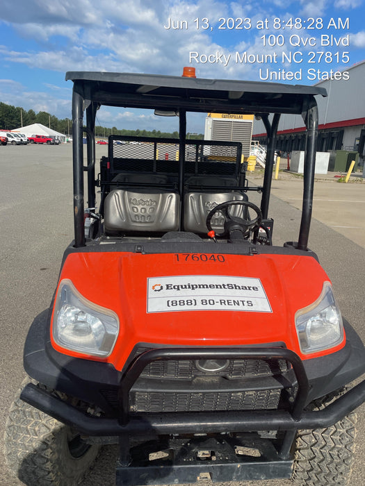 2021 Kubota RTV-X1140W-H Plastic Canopy, Windshield Acrylic Clear, LED Strobe Light, Wire Harness Kit, Back up Alarm