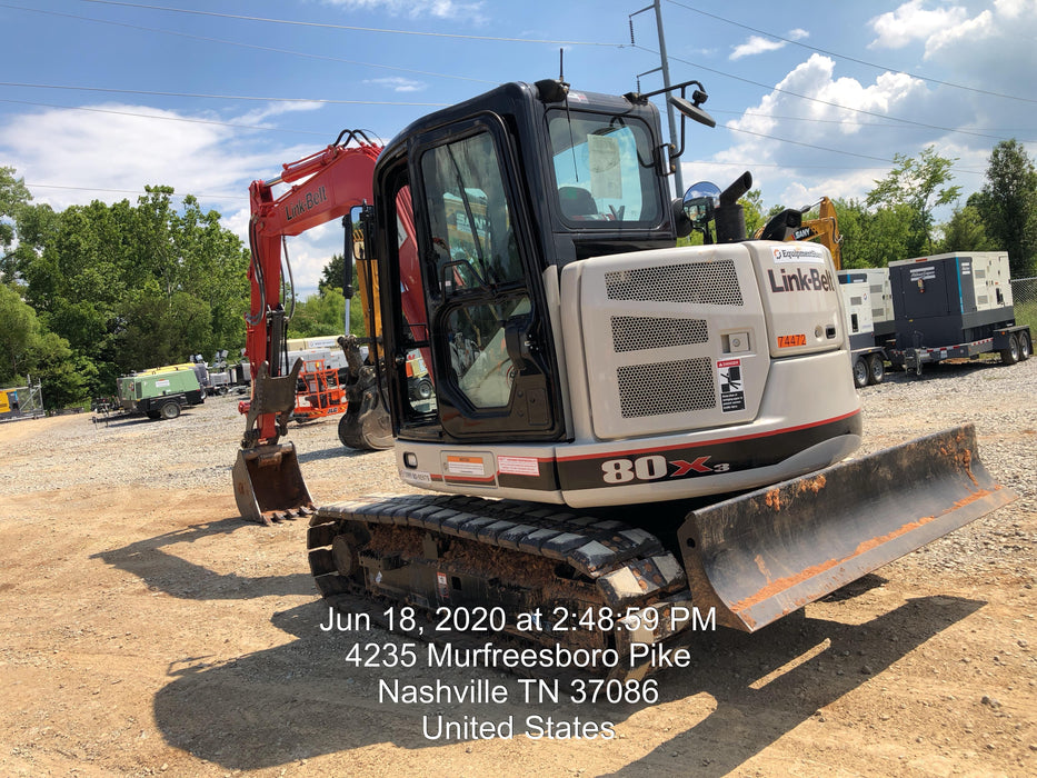2020 Link-Belt 80X3EX EXC, 7'2" ARM, 17.7" RT, MFH(PJ)