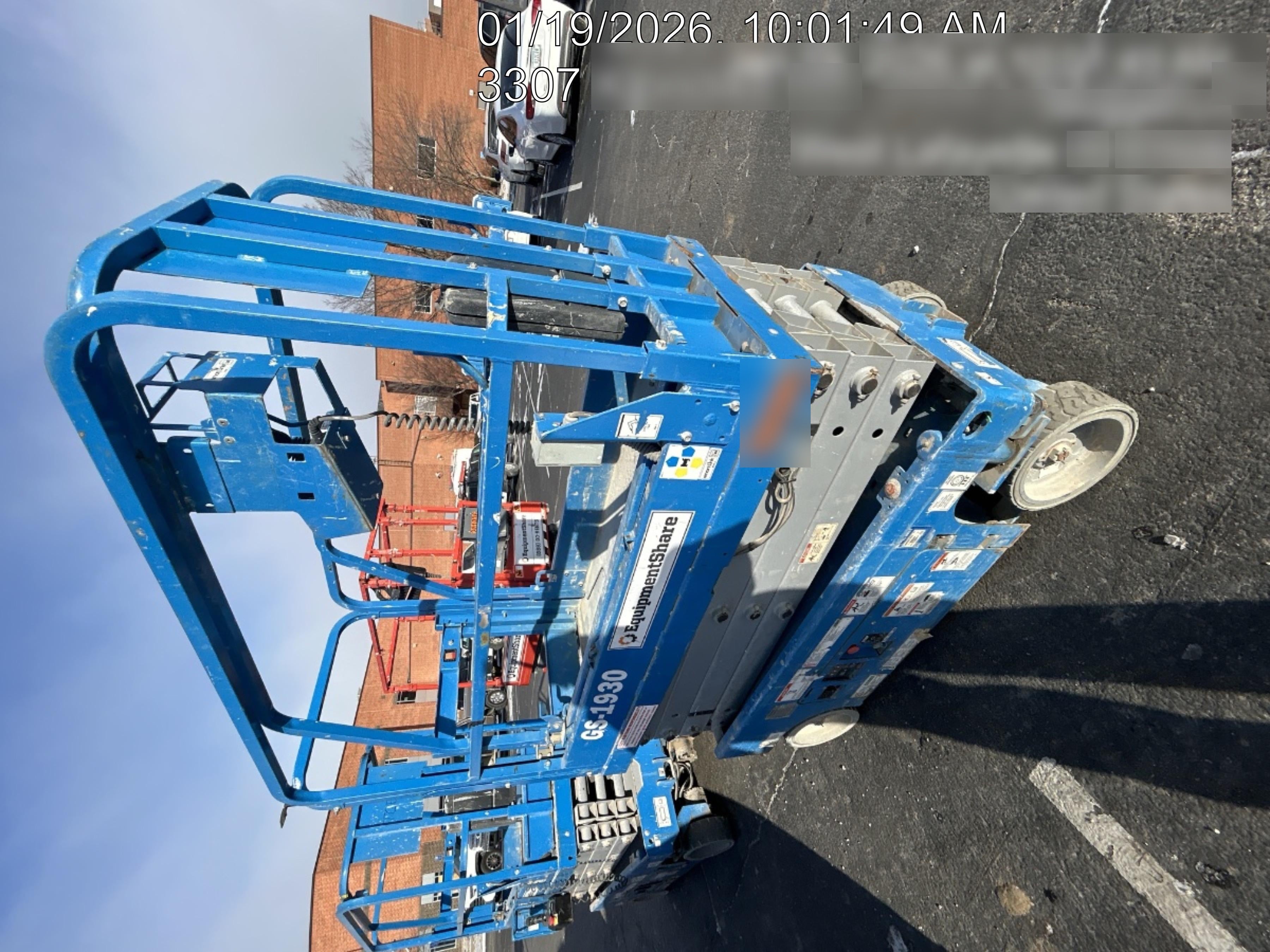 2020 Genie GS-1930 Solid Non Marking Tires, Beacon, Folding rails with half height swing gate