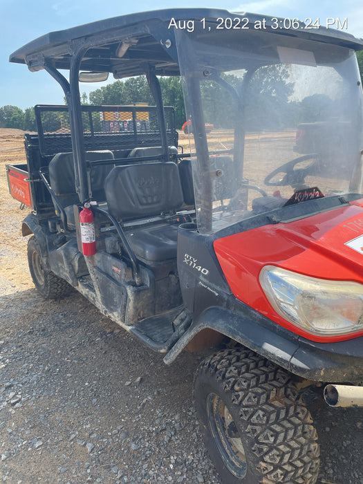 2021 Kubota RTV-X1140W-H Plastic Canopy, Windshield Acrylic Clear, LED Strobe Light, Wire Harness Kit, Back up Alarm