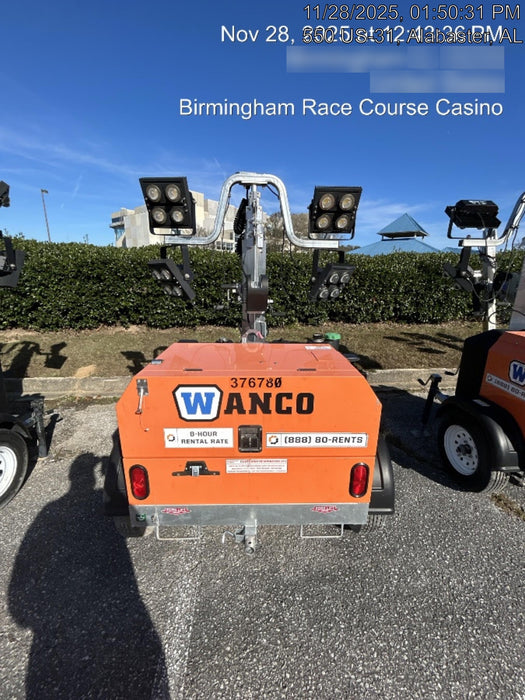 2023 Wanco WLTT-4MM4K Diesel, Deep Sea Controller, Shore Power Plug, Auto Start, (4) 350W LED Floodlights, 4kW Generator, 60 Gal Fuel Tank, 2" Ball, T3