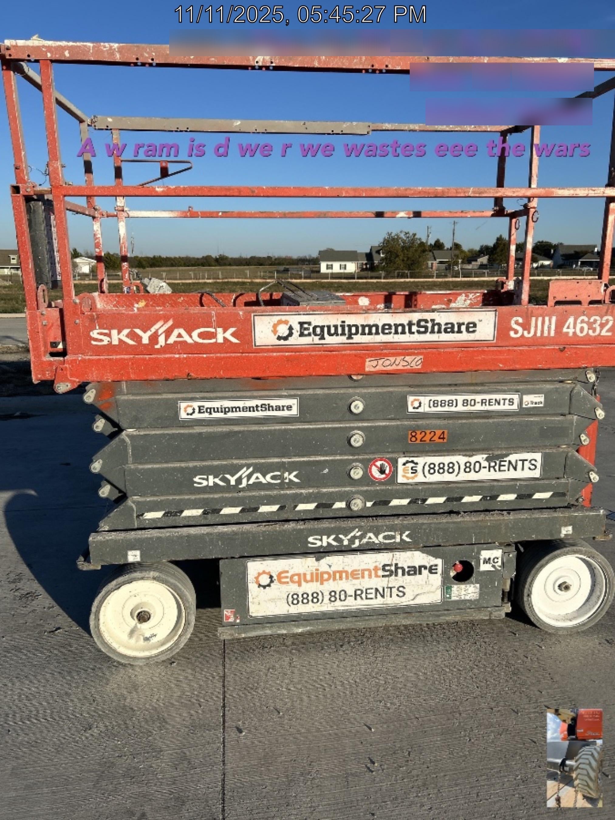 2018 SKYJACK SJIII-4632