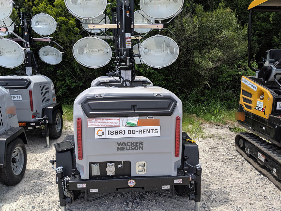 2019 Wacker Neuson LTV6L-MH Wacker Neuson LTV6L Mobile Light Tower w/Fuel Level Sensor Installed