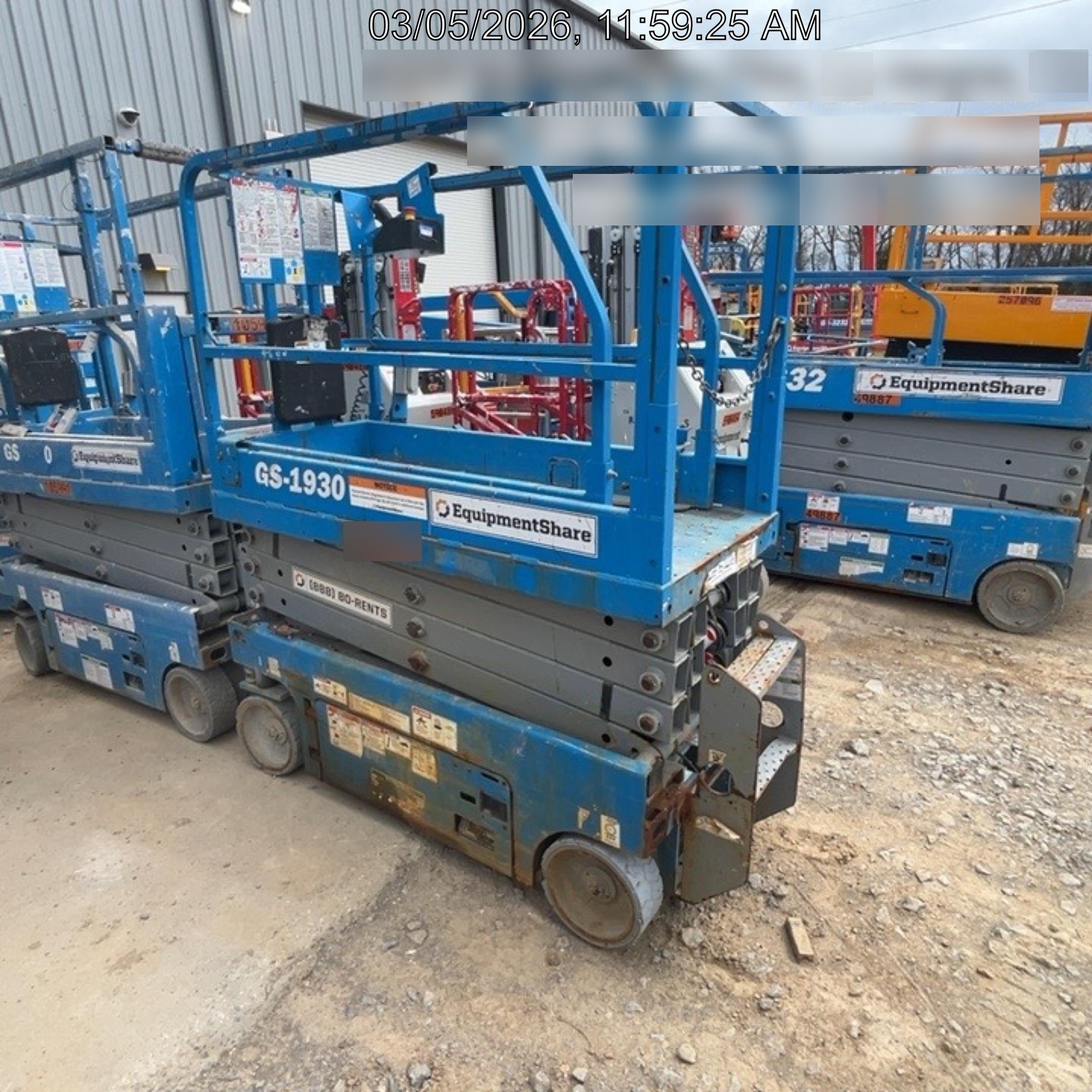 2019 Genie GS-1930 Fixed Rails with Chain Entry