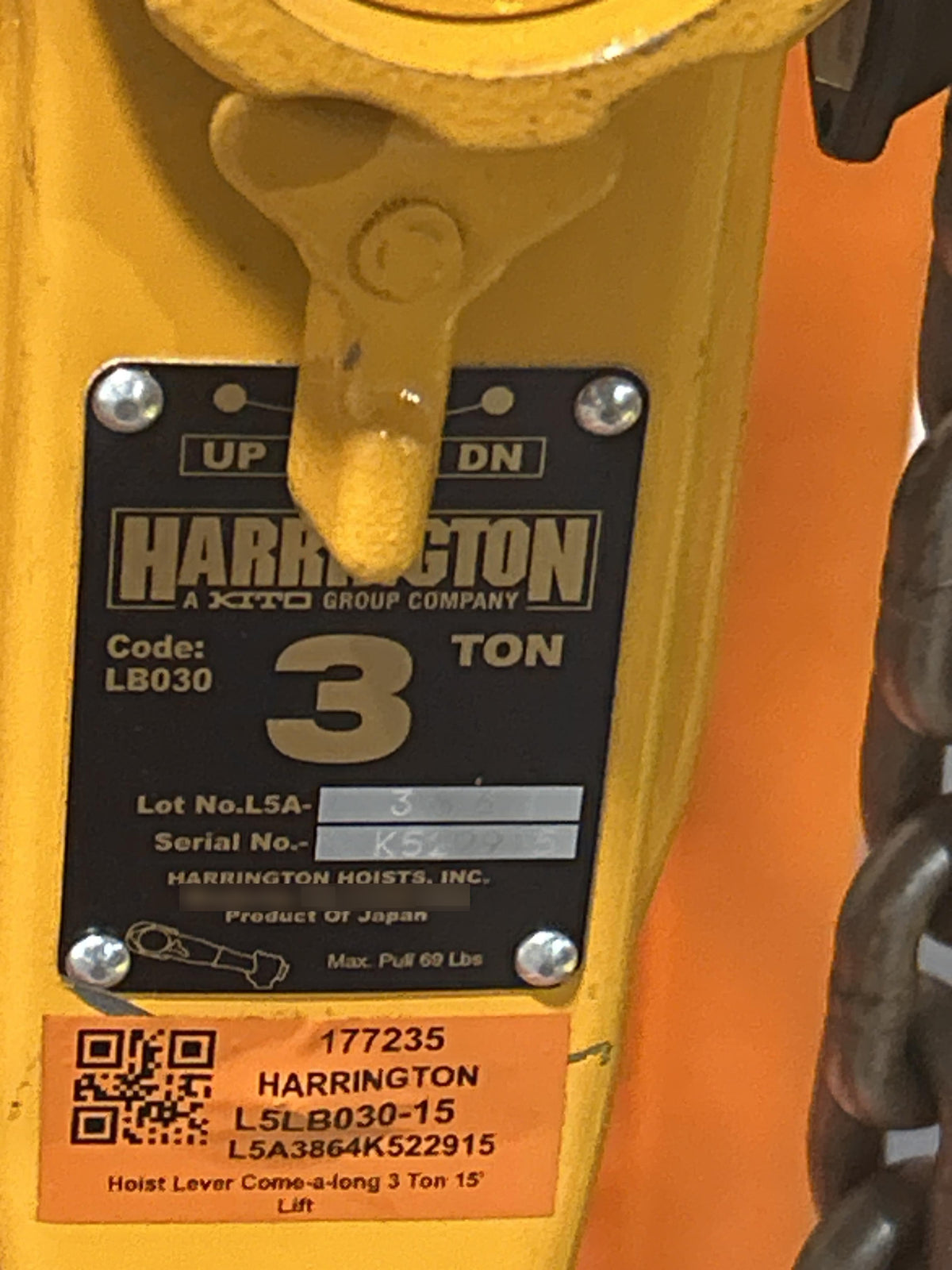2021 HARRINGTON L5LB030-15