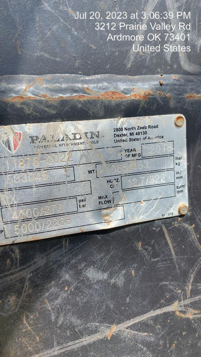 2022 PALADIN UTILITY GRAPPLE 11876-0022