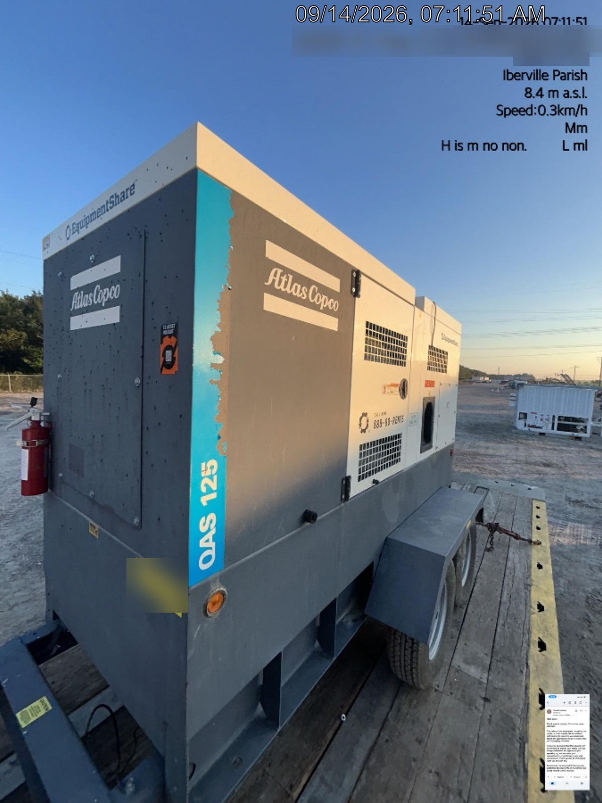 2022 ATLAS COPCO QAS 125