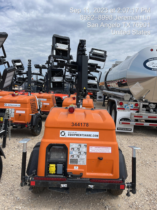 2023 Generac MLT2 Diesel, Flex Switch 120V Input, Powerzone Controller, (4) 320W LED Lights, 4kW Generator, 39.9 Gal Fuel Tank, 2" Ball, T3