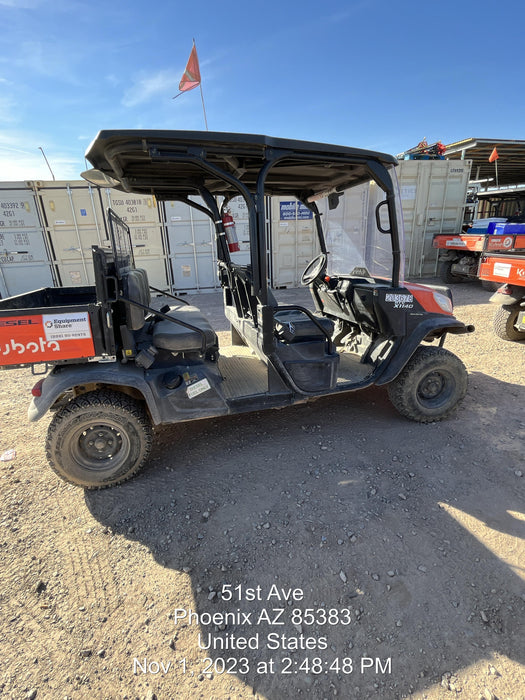 2022 Kubota RTV-X1140W-H Plastic Canopy, Windshield Acrylic Clear, LED Strobe Light, Wire Harness Kit, Back up Alarm