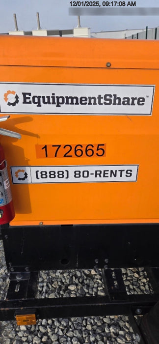 2021 Lincoln Electric Vantage 322 Vantage 322 Ready Pak 3 w/ Decals, ORANGE (includes trailer, cable rack, fender light kit) NO Telematics