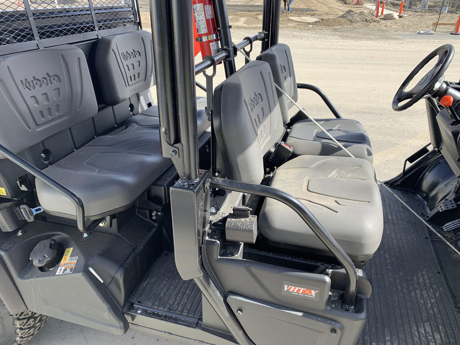 2022 Kubota RTV-X1140W-H Plastic Canopy, Windshield Acrylic Clear, LED Strobe Light, Wire Harness Kit, Back up Alarm
