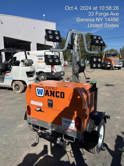 2024 Wanco WLTT-4MM4K Diesel, Deep Sea Controller, Shore Power Plug, Auto Start, (4) 350W LED Floodlights, 4kW Generator, 60 Gal Fuel Tank, 2" Ball, T3
