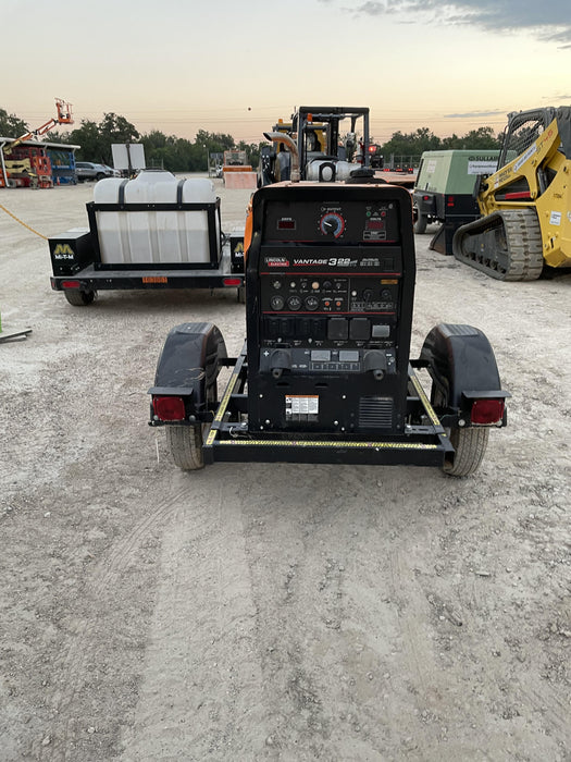 2021 Lincoln Electric Vantage 322 Vantage 322 Ready Pak 3 w/ Decals, ORANGE (includes trailer, cable rack, fender light kit) NO Telematics