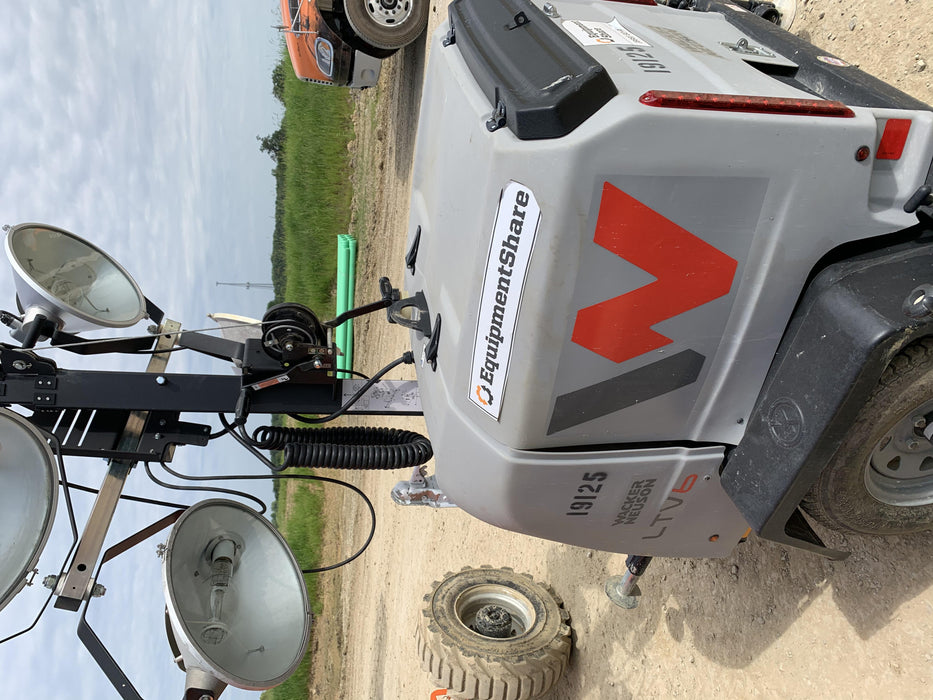 2018 Wacker Neuson LTV6L-MH Wacker Neuson LTV6L Mobile Light Tower w/Fuel Level Sensor Installed