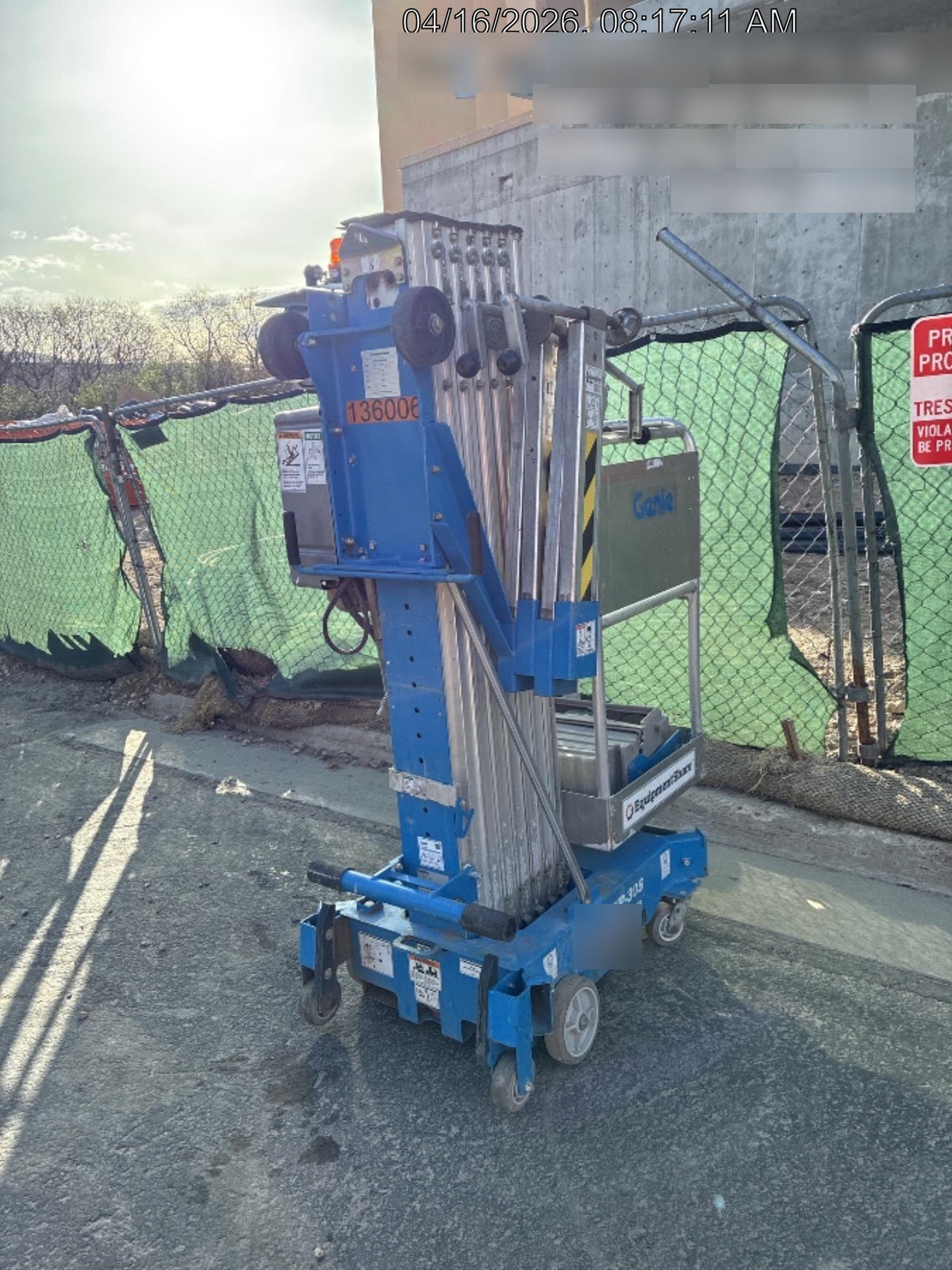 2021 GENIE AWP-30S DC