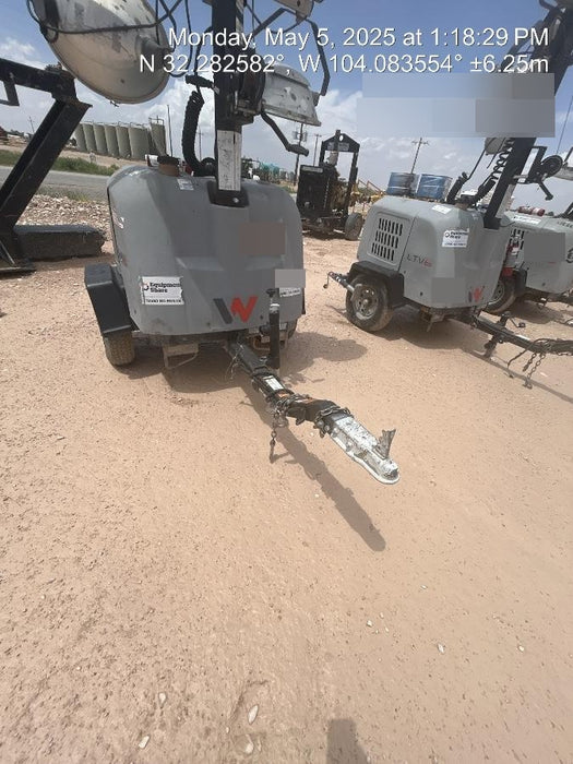 2019 Wacker Neuson LTV6L-MH Wacker Neuson LTV6L Mobile Light Tower w/Fuel Level Sensor Installed