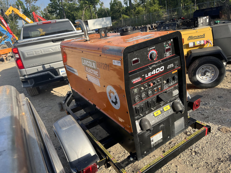 2023 Lincoln Electric LE400 Kubota V1505, Trlr, Cable Rack, Light Kit, ES Decals, T3