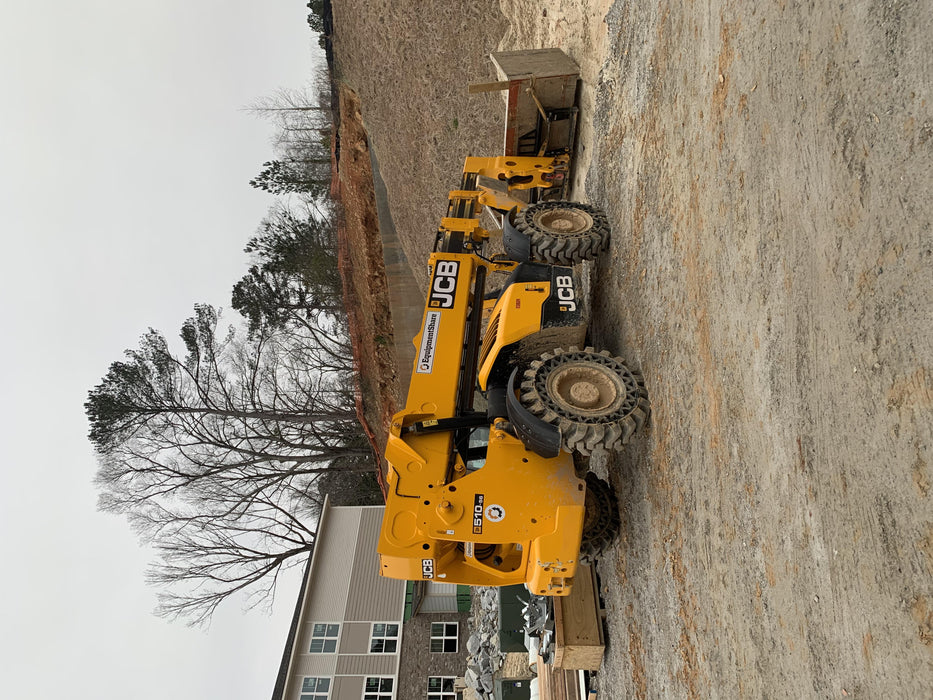 2020 JCB 510-56 Canopy, Solid Tires, Work Lights, Beacon, Aux Hydraulics, Back up Alarm, Lifting Eye, ES Decals