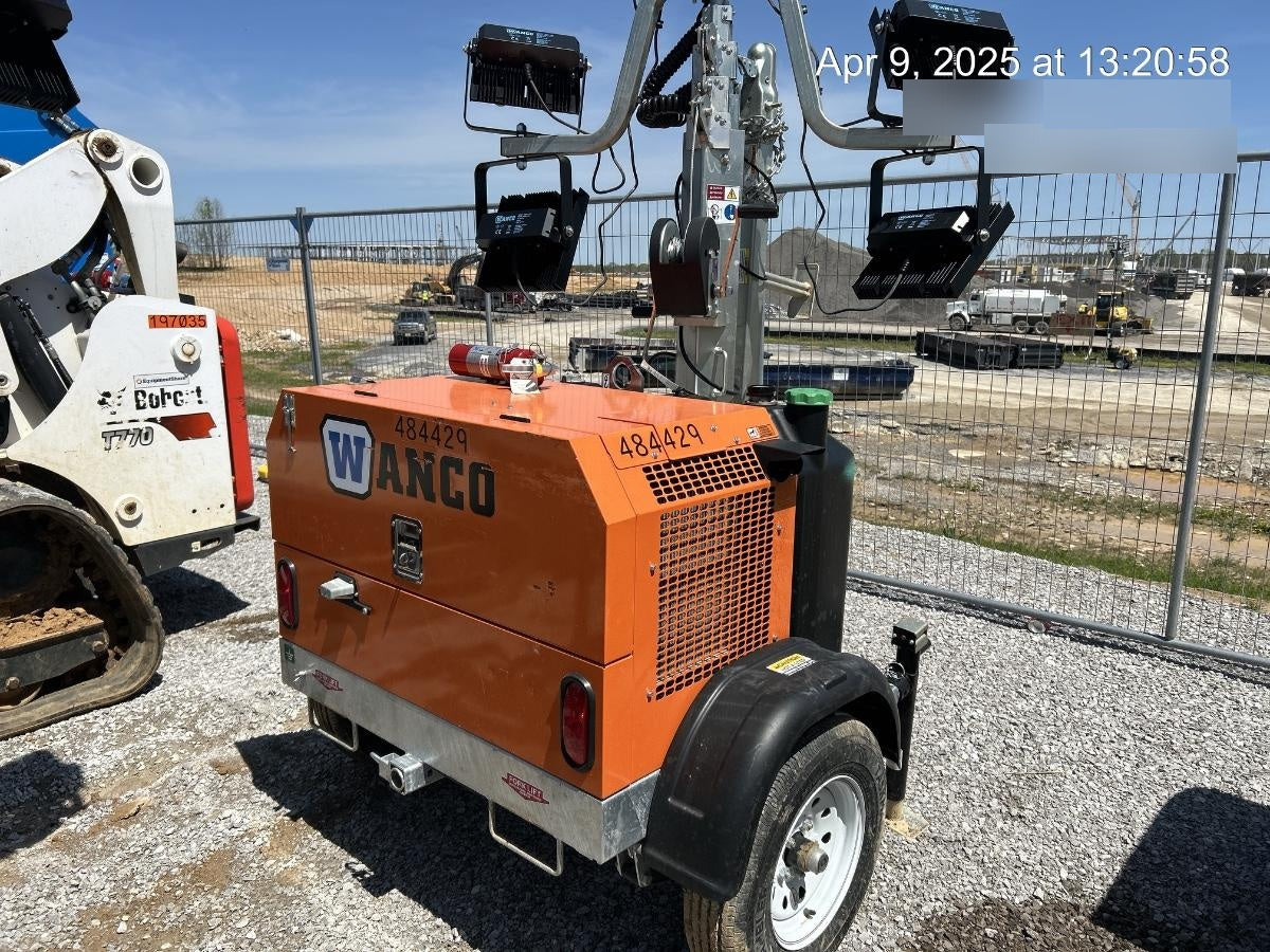 2024 Wanco WLTT-4MM4K Diesel, Mitsubishi L2E, 9.0HP @1800 rpm, Deep Sea Controller, Shore Power Plug, Auto Start, (4) 350W LED Floodlights, 4kW Generator, 60 Gal Fuel Tank, 2" Ball, T3