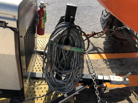2019 Lincoln Electric Vantage 322 Welder Ready-Pak 3, Two wheel trailer, Fender and Light kit, Cable Rack
