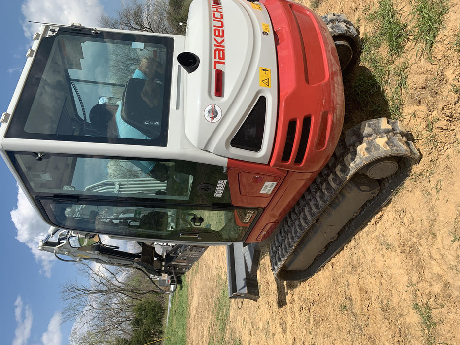 2020 Takeuchi TB235-2CR Cab/Heat/Air, Rubber Tracks, Manual TAG QC