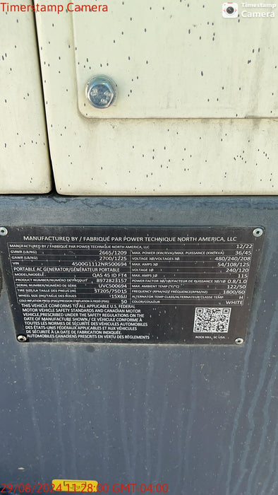 2022 ATLAS COPCO QAS45 CWK