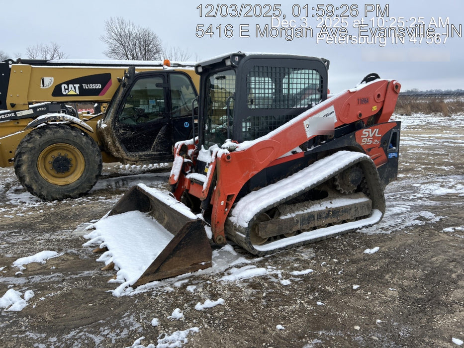 2020 Kubota SVL95-2SHC Cab, Rubber Tracks, Hydraulic Quick Coupler