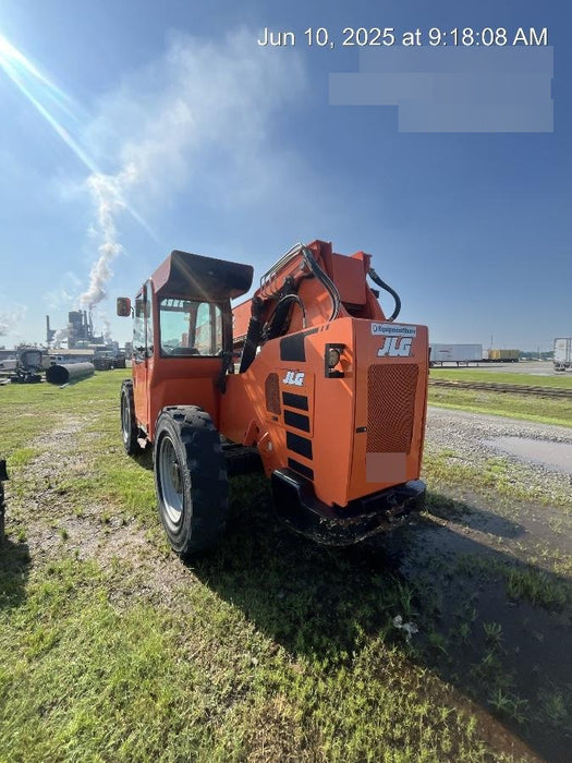 2019 Skytrak 6036 Cab/Heat/Air, Solid Tires, LED Work Lights, Beacon w/50" Carriage, 48" Pallet Forks