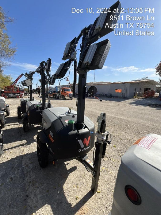 2024 Wacker Neuson LTT4 Diesel, Kohler KDW702, Deep Sea Controller, Auto Start, LED 320W, Bypass Outlet, T3