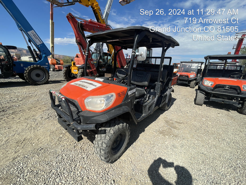 2022 Kubota RTV-X1140W-H Plastic Canopy, Windshield Acrylic Clear, LED Strobe Light, Wire Harness Kit, Back up Alarm