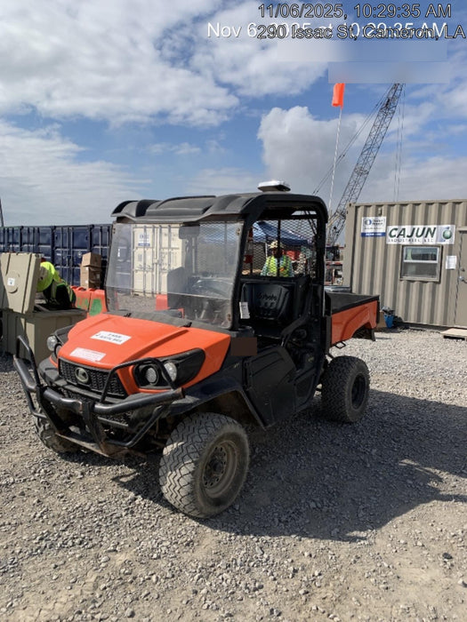 2019 Kubota RTV-XG850WL-H 4wd Utility Cart, Gas, 2 Seat, LED Strobe, Windshield Tempered Glass, Plastic Canopy, Wire Harness Kit, Backup Alarm