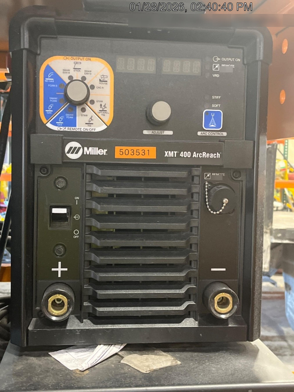 2025 MILLER ELECTRIC XMT 400