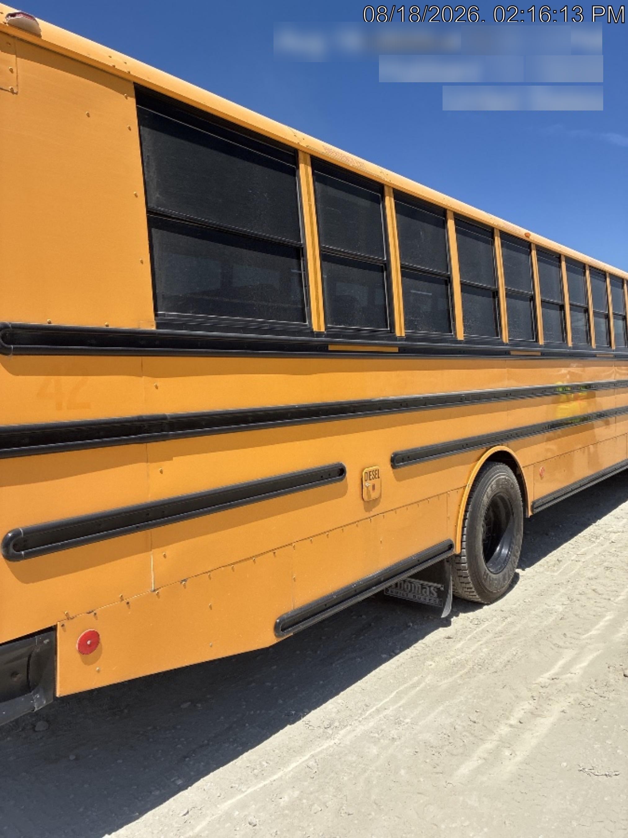 2014 FREIGHTLINER Thomas 72 Passenger Bus
