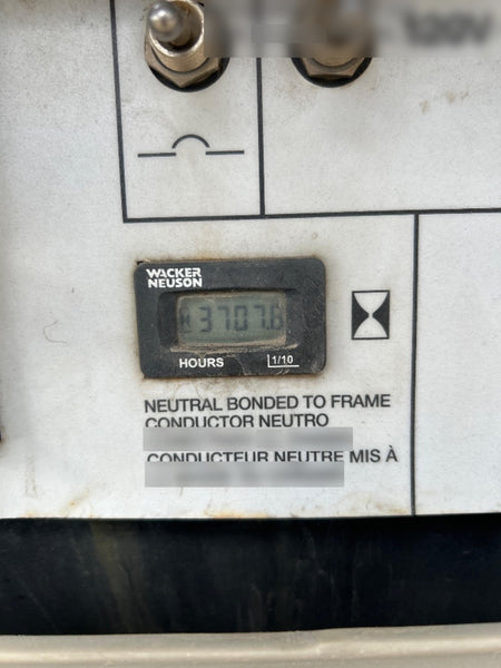 2017 Wacker Neuson LTV6L-MH Wacker Neuson 6 kW Towable Light Generator