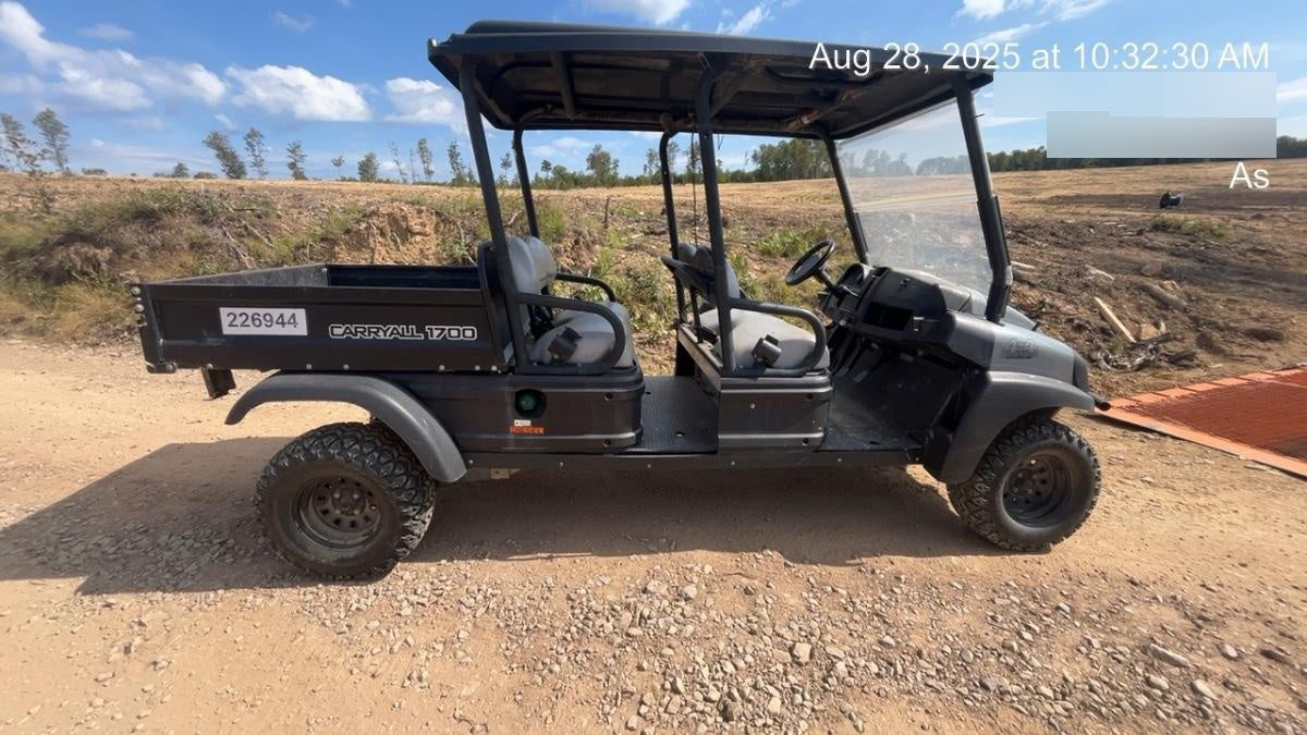 2022 Club Car CA1700D Canopy, Diesel, 4 Passenger