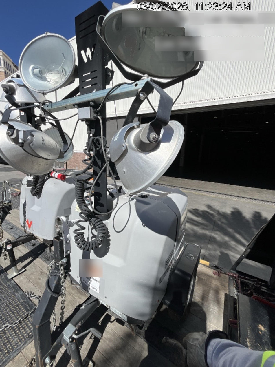 2018 Wacker Neuson LTV6L-MH Wacker Neuson LTV6L Mobile Light Tower w/Fuel Level Sensor Installed
