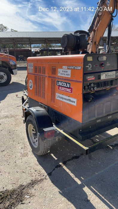 2021 Lincoln Electric Vantage 549X Ready Pak 3, ORANGE (includes trailer, cable rack, fender light kit)
