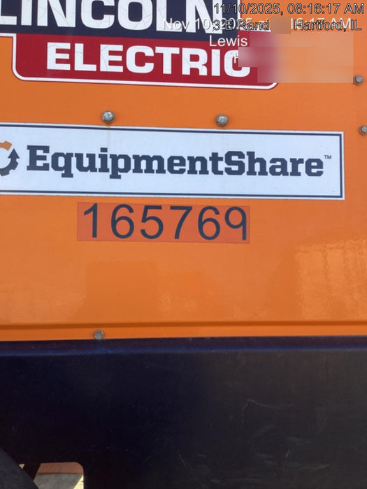 2021 Lincoln Electric Vantage 549X Ready Pak 3, ORANGE (includes trailer, cable rack, fender light kit)