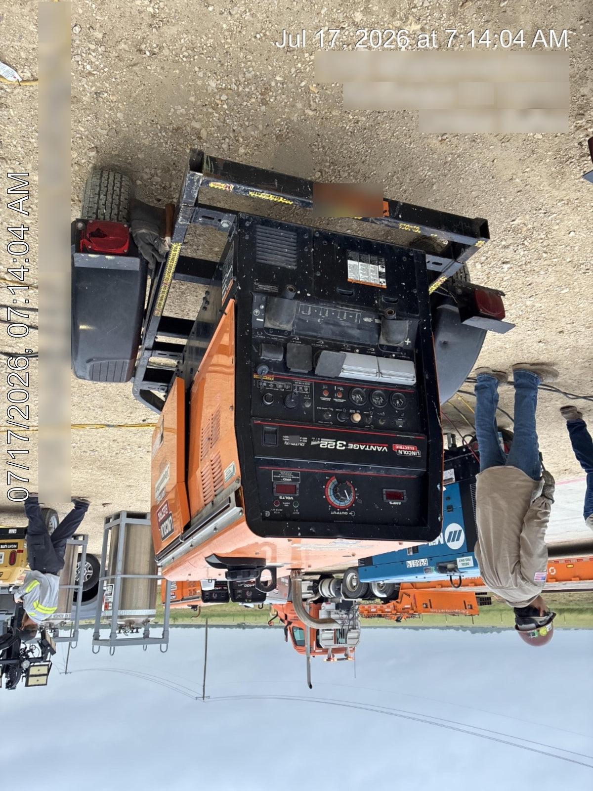 2021 Lincoln Electric Vantage 322 Vantage 322 Ready Pak 3 w/ Telematics & Decals, ORANGE (includes trailer, cable rack, fender light kit)